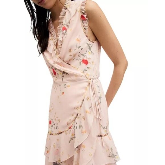 ALLSAINTS Ari Kora Mini Dress Size US 8 - Picture 5 of 14